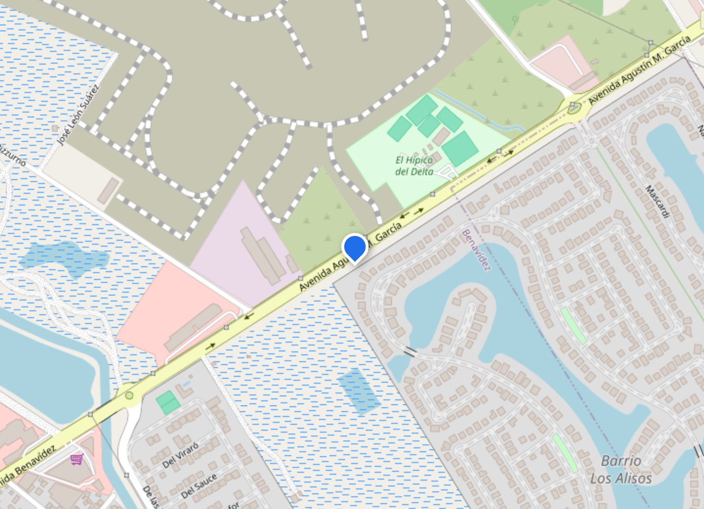 Mapa de Av. Agustín M. García 8852, Nordelta, Tigre